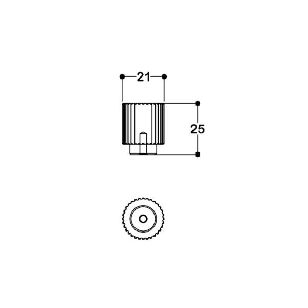 1973 20 mm Kulp Antik Saten Mat