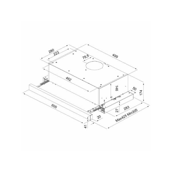 Aspiratör 1350 Beyaz