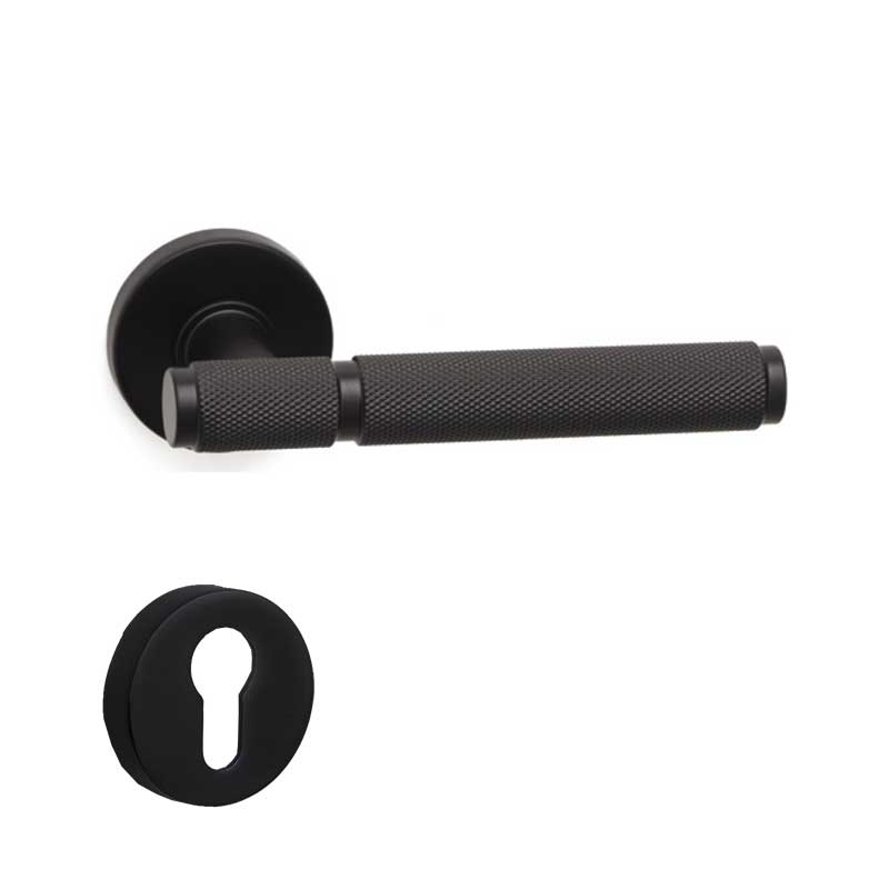 PIXAR-T Mat Siyah  Kapı Kolu Yale