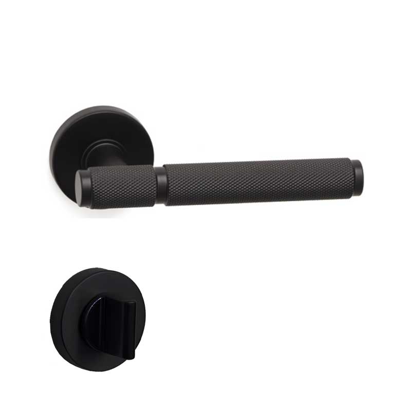 PIXAR-T Mat Siyah  Kapı Kolu Wc