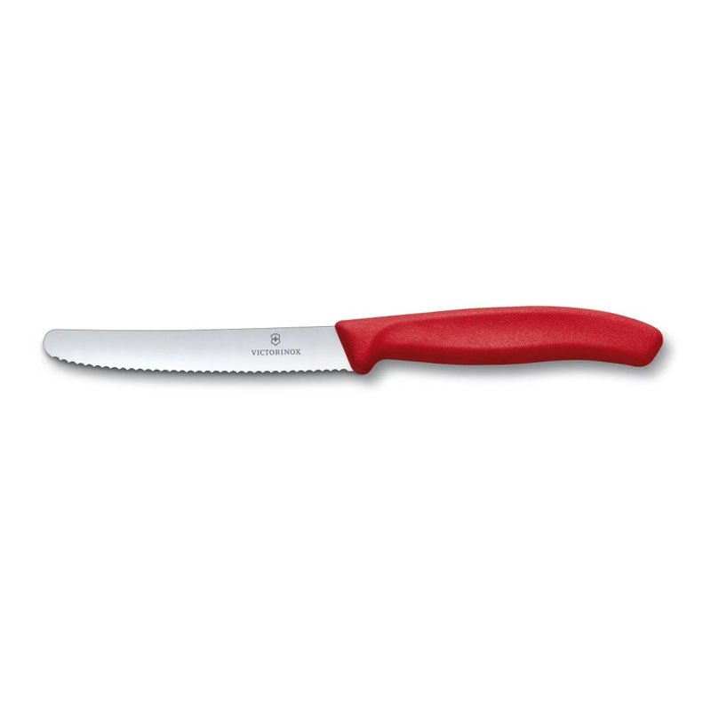 Domates Bıçağı Testere 11 cm Kırmızı