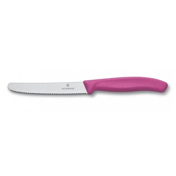 Domates Bıçağı Testere 11 cm Pembe