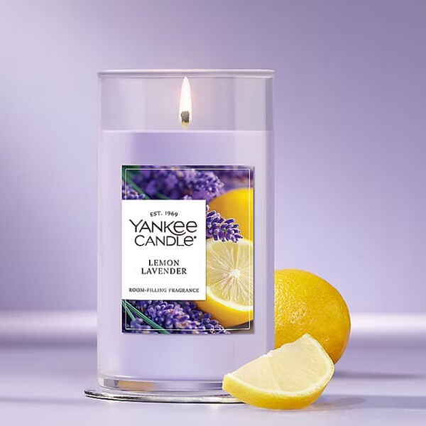 1632927 Küçük Boy Mum Lemon Lavender