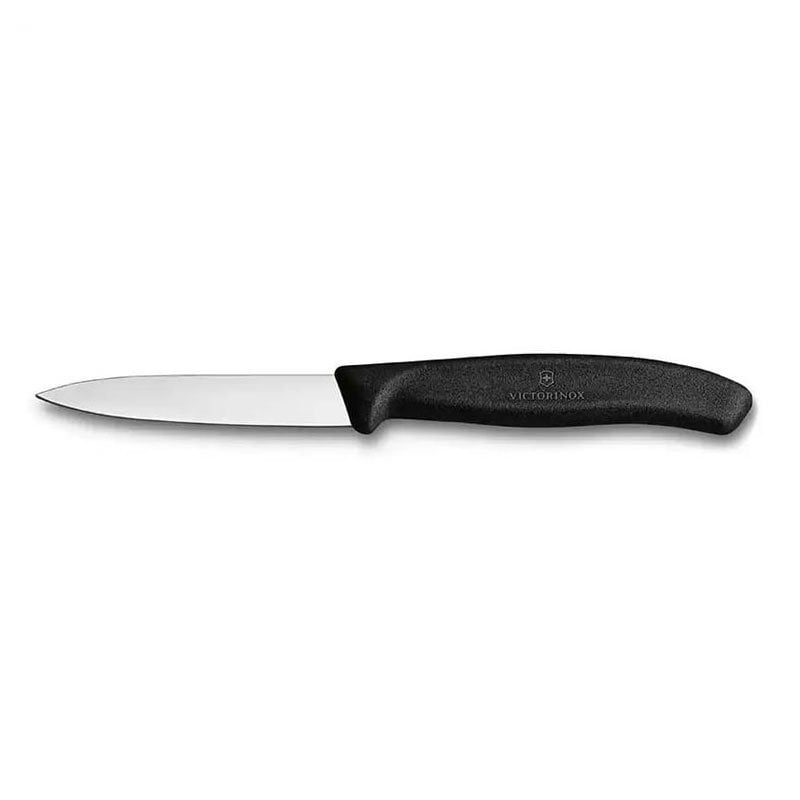Soyma Bıçağı Düz 8 cm Siyah