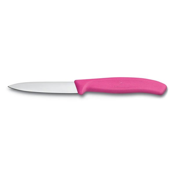 Soyma Bıçağı Düz 8 cm Pembe