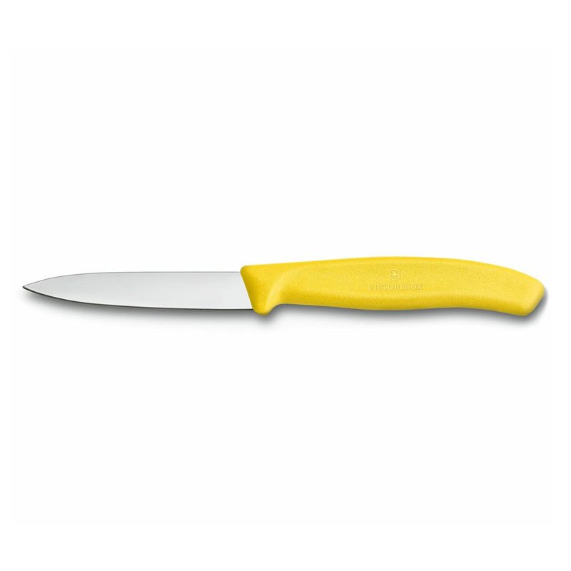 Soyma Bıçağı Düz 8 cm Sarı