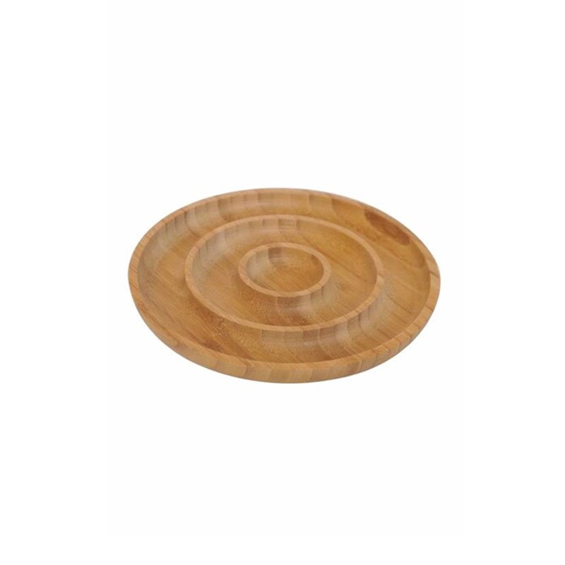 B2446 Fufu 3 Bölmeli Kahvaltılık Çerezlik