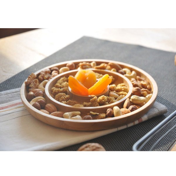 FUFU 3 Bölmeli Kahvaltılık Çerezlik - B2446