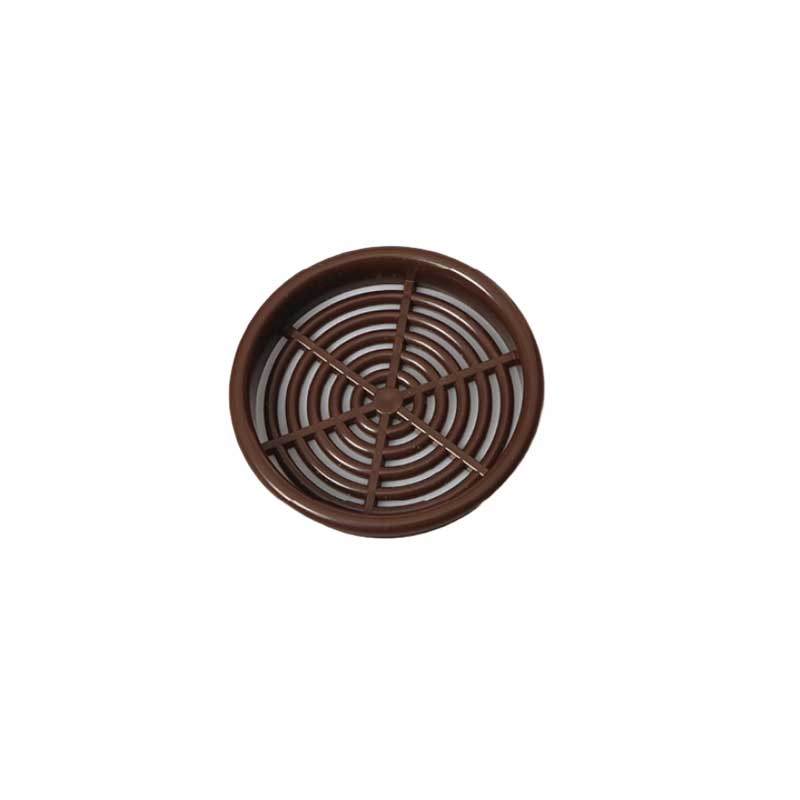 Plastik Yuvarlak Menfez Ø 60mm Koyu Kahve