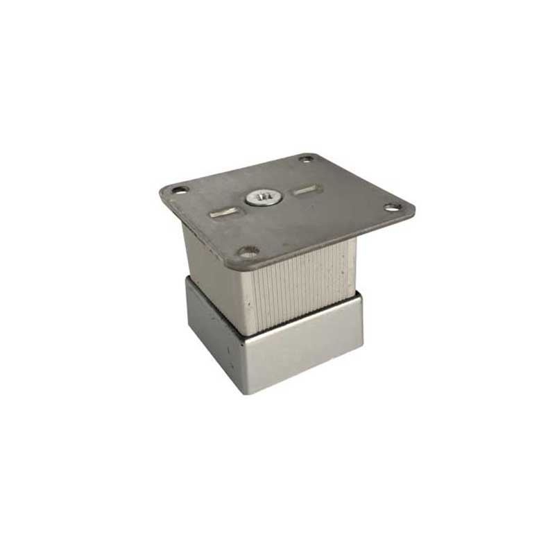 Kare Çizgili Eloksal Ayak (40x40) 5 cm