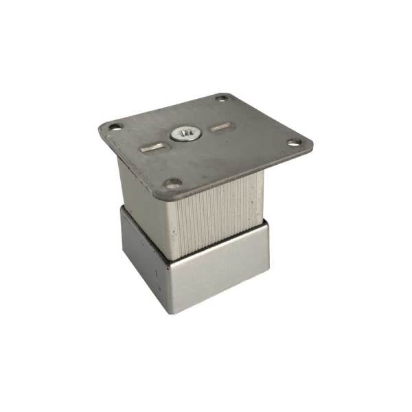 Kare Çizgili Eloksal Ayak (40x40) 8 cm