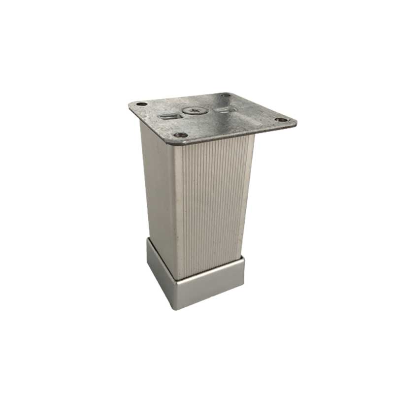 Kare Çizgili Eloksal Ayak (40x40) 10 cm