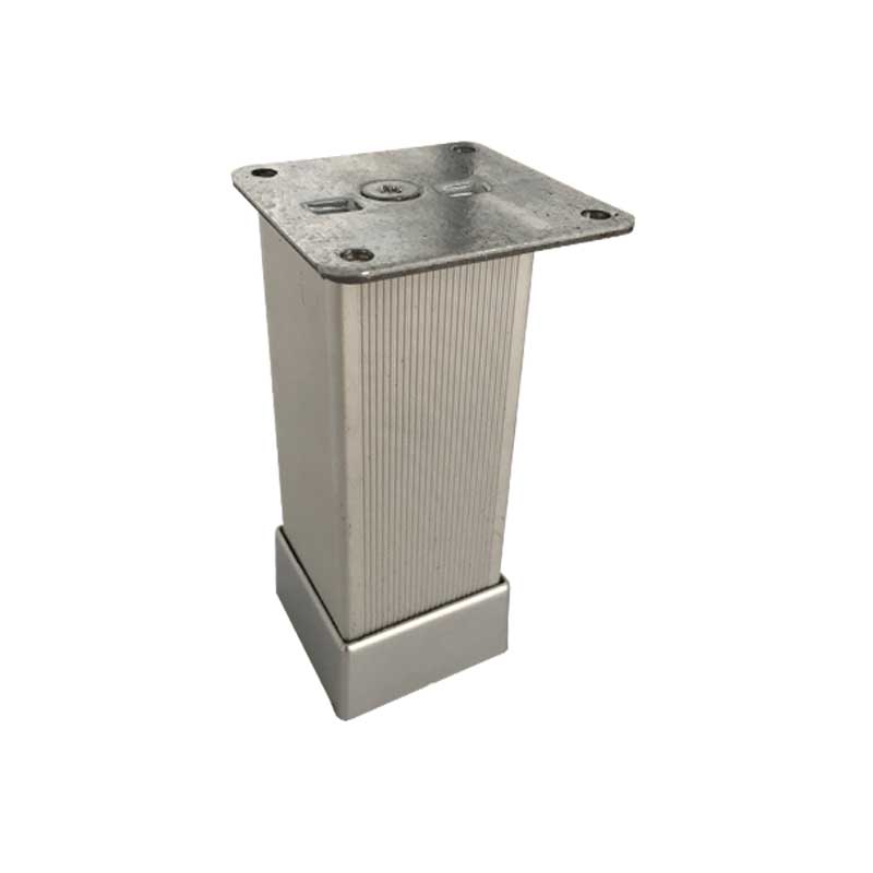 Kare Çizgili Eloksal Ayak (40x40) 15 cm