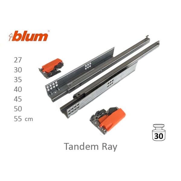 Tandem TIP-ON (Bas Aç) Kısmi Açılım Ray Takımı