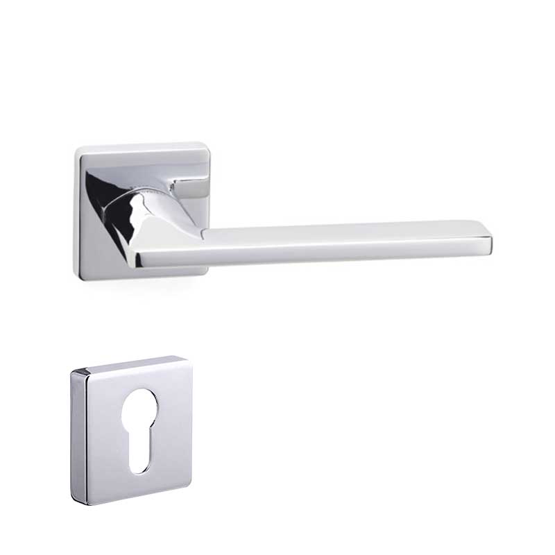 SLIM Krom  Kapı Kolu Yale