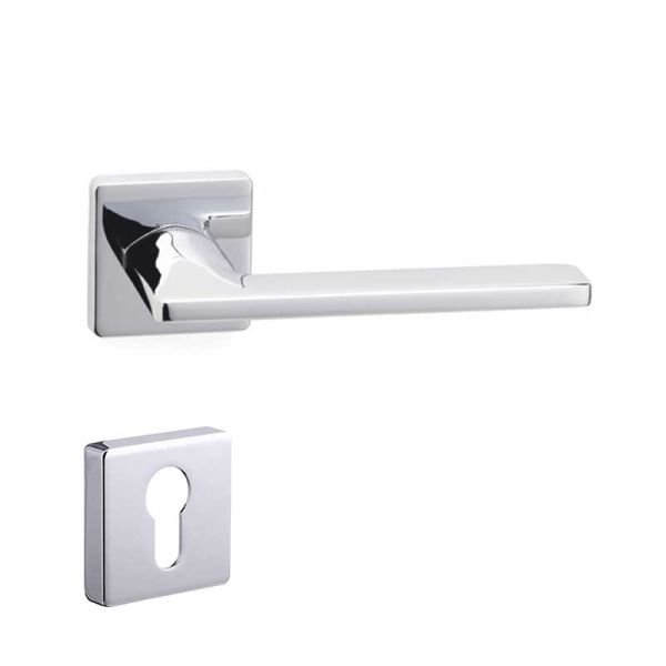 SLIM Krom  Kapı Kolu Yale