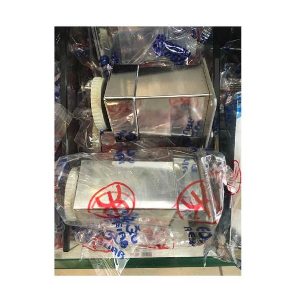 Kare Düz Krom Ayak (40x40) 10 cm