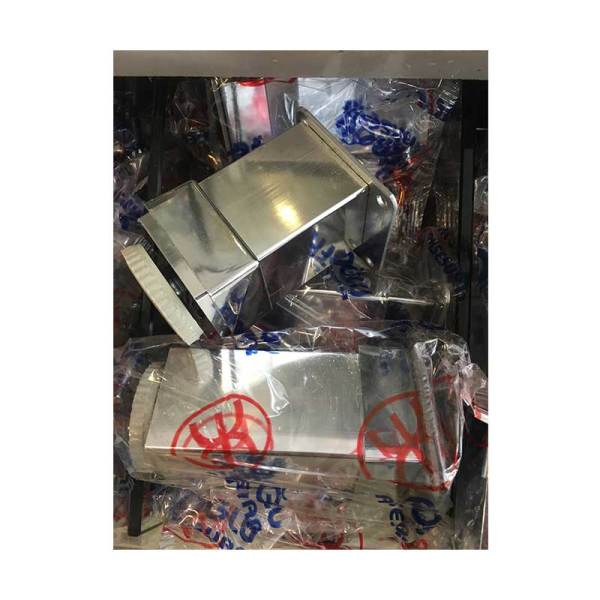 Kare Düz Krom Ayak (40x40) 15 cm