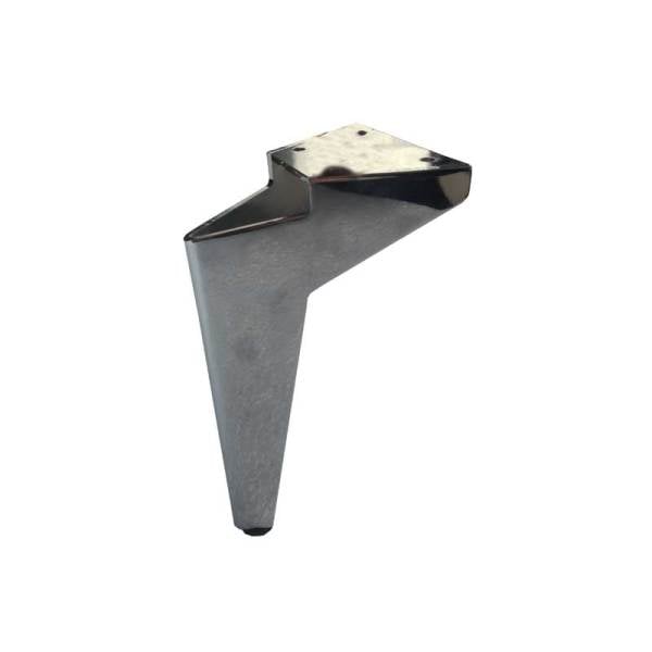 Bükümlü Saç Ayak Krom 17,5cm