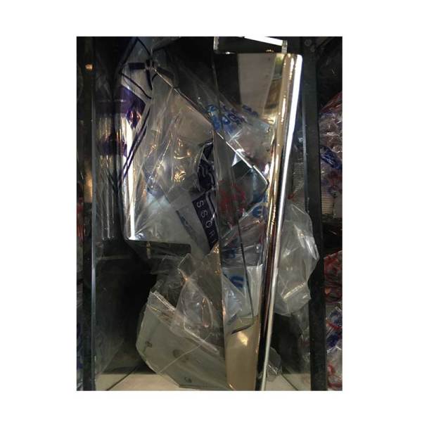 Bükümlü Saç Ayak Krom 17,5cm