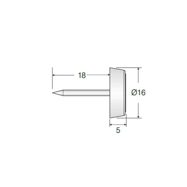 Çivili Poligrid (100 Adet) Kahve