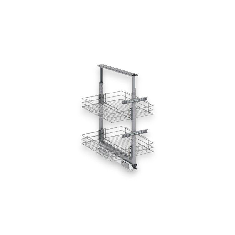 Klasik Boy Kiler Tel Sepetli Krom 60-80 cm - 55 cm