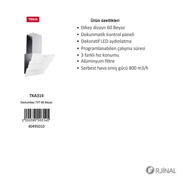 Teka Beyaz Set 2