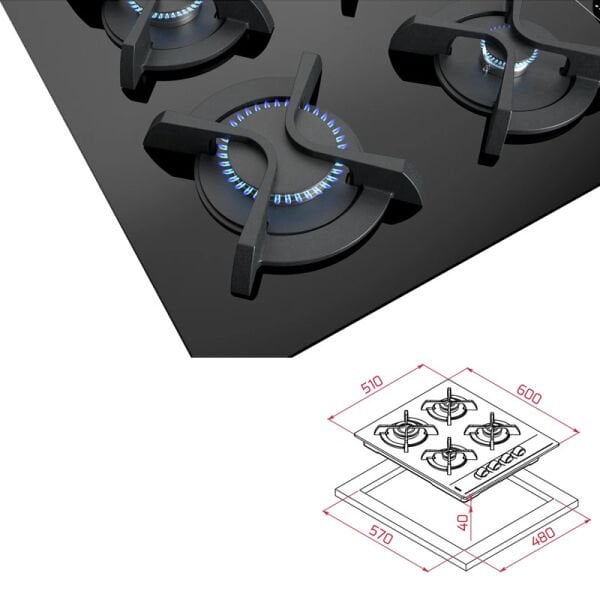 Teka Chef 7 Siyah Set