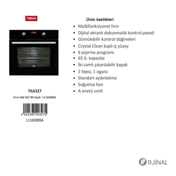 Teka Chef 7 Siyah Set