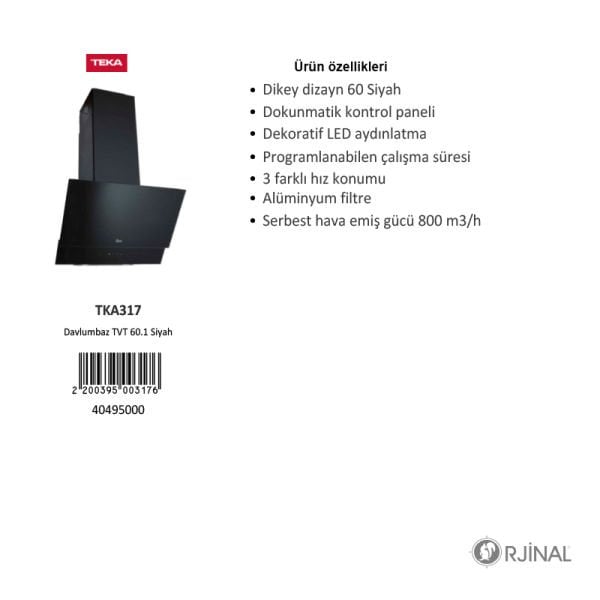 Teka Chef 7 Siyah Set