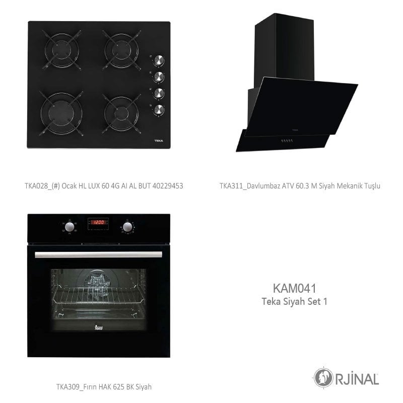 Teka Siyah Set 1