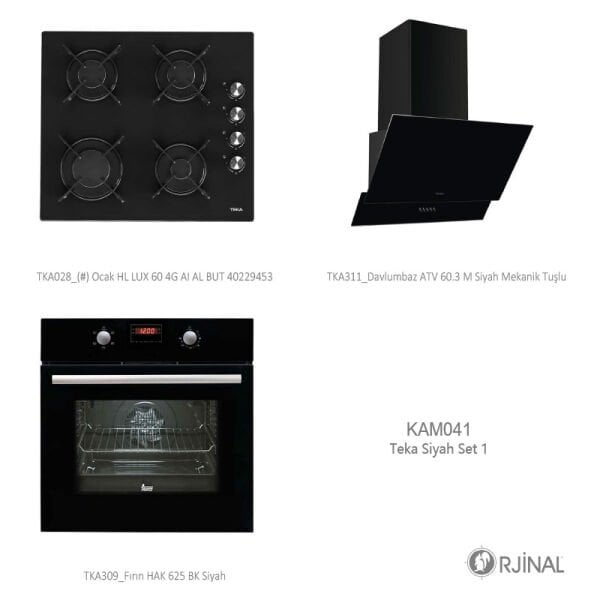 Teka Siyah Set 1