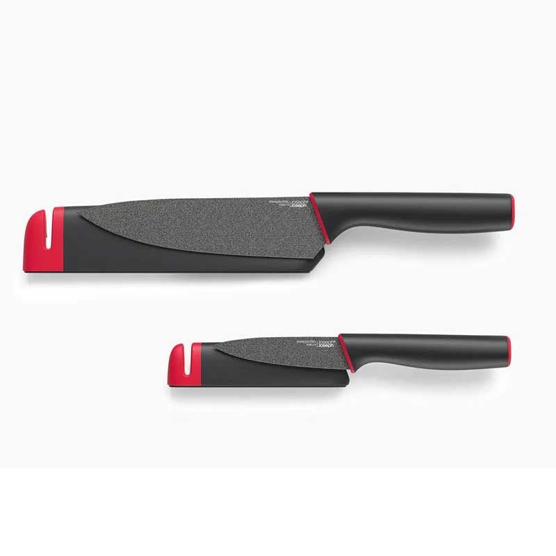 10146 Bileyicili Bıçak Seti-Siyah Kırmızı