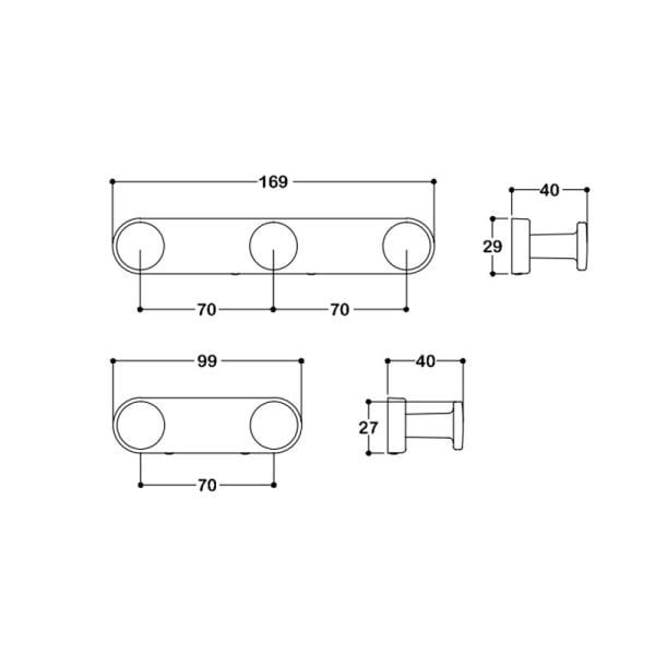 2350 Krom Askı 170 mm