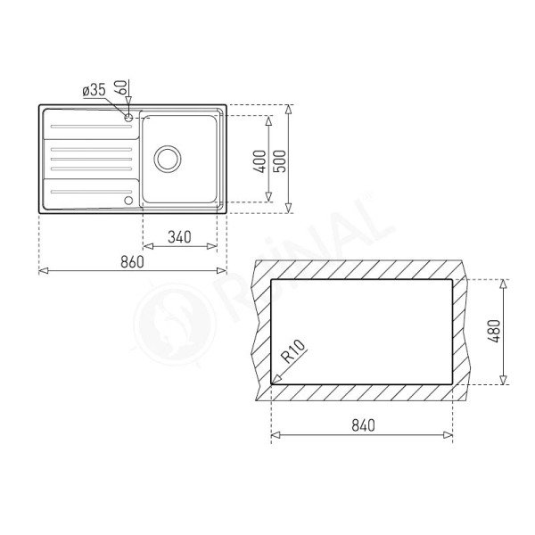 Evye Stage 45 B Mikro Keten Sağ Damlalık