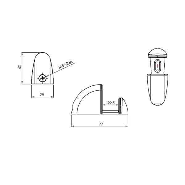 Cam Etejeri Şeffaf 22,5 mm