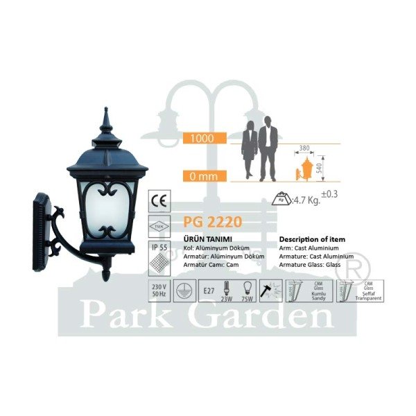PG 2220 Duvar Aplik