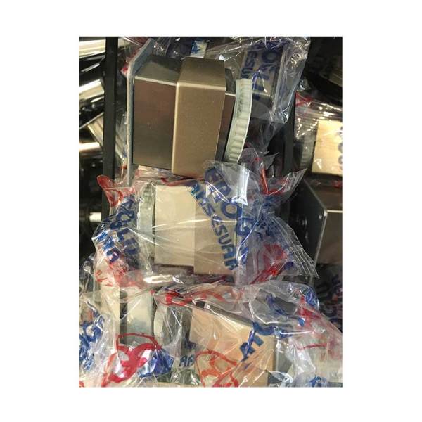 Kare Düz Inox Ayak (40x40) 5 cm