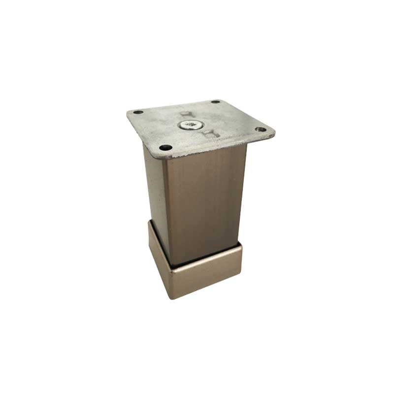Kare Düz Inox Ayak (40x40) 10 cm