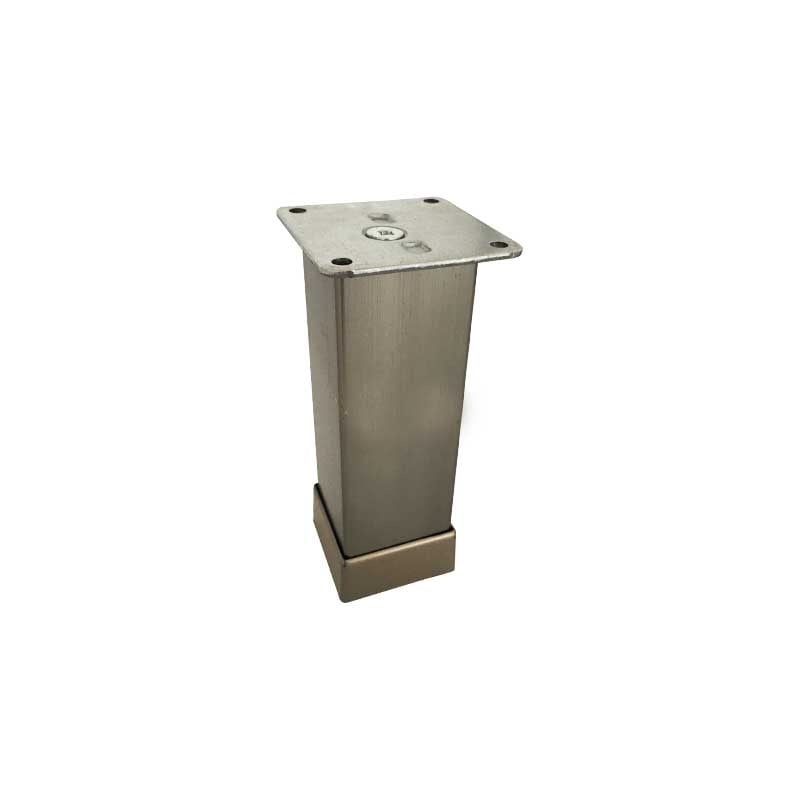 Kare Düz Inox Ayak (40x40) 12 cm