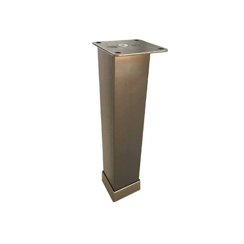 Kare Düz Inox Ayak (40x40) 20 cm