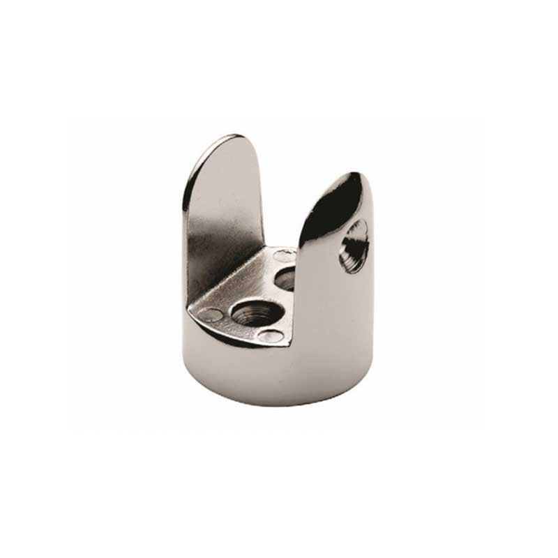 Sunta Cam Tutucu 18mm Krom