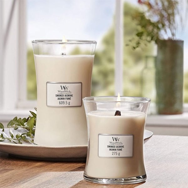 93038E WW Büyük Kavanoz Mum Smoked Jasmin