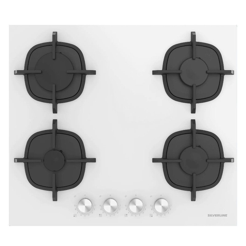 Ocak CS5800C6W01 60cm Beyaz Döküm Izgara