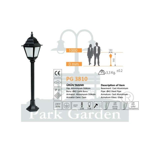 PG 3810 Çim Direk