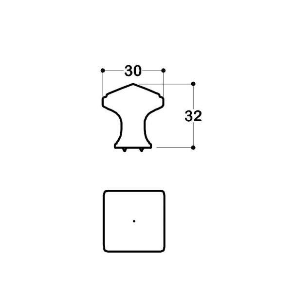 4222 8 mm Kulp Mat Acı Kahve