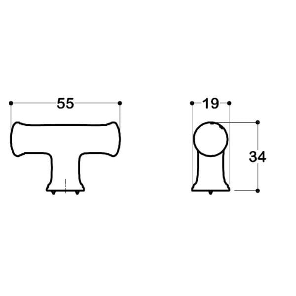 4226 8 mm Kulp Mat Siyah
