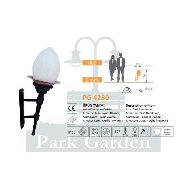 PG 4230 Duvar Aplik