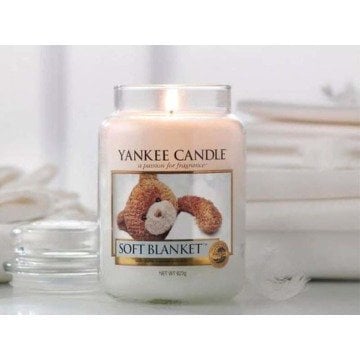 1173563E Büyük Klasik Mum Soft Blanket