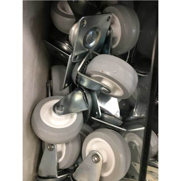 50'lik Tablalı Teker Gri h:65 -0512ZHG